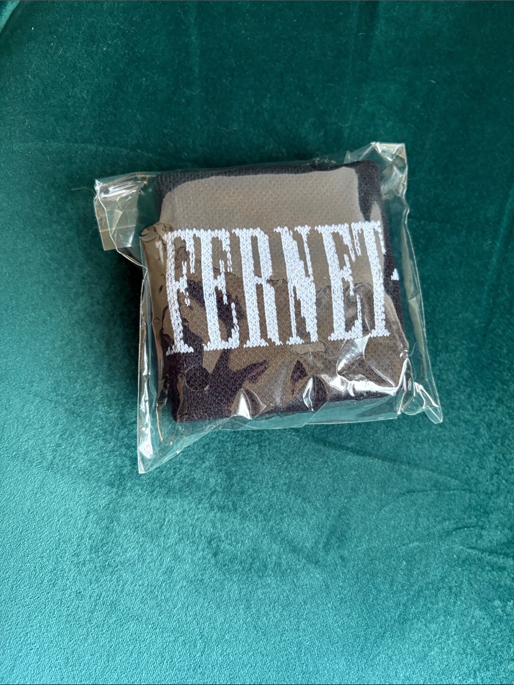 NEW Fernet Branca Wrist Sweat Bands